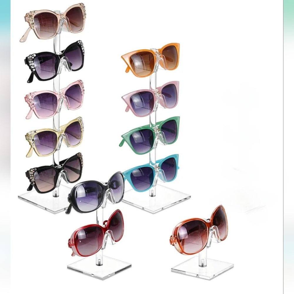 Acrylic Glasses Stand, Eyewear Display, Sunglasses Organizer, Eyewear Holders - Picture 2 of 5